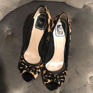 CHRISTIAN DIOR
Ponyhair Animal Print Pumps